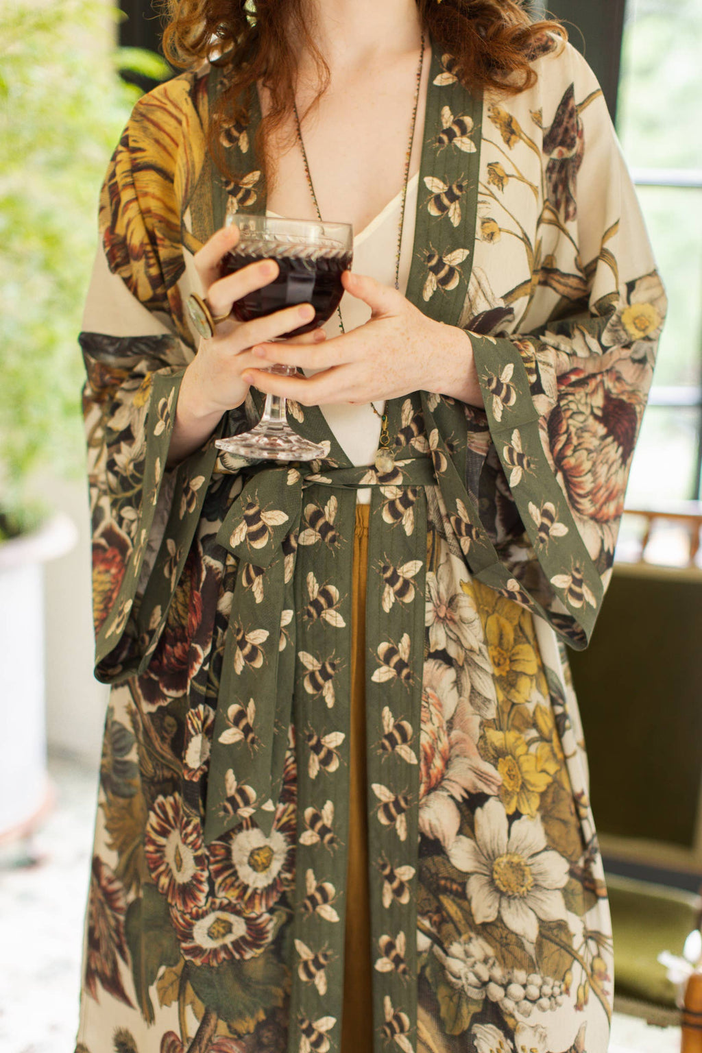 Market of Stars Love Grows Wild Opera Duster Robe