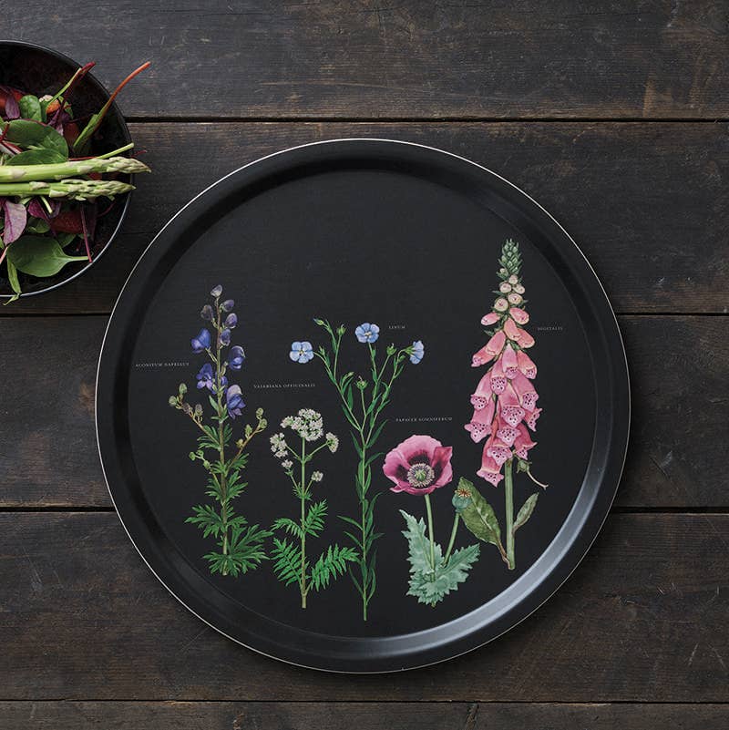Monastery Garden Tray - Round
