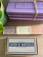 Cottage Garden Box of 3 French Soaps