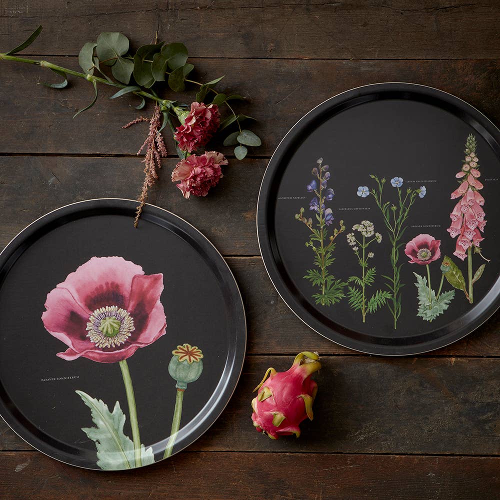 Monastery Garden Tray - Round