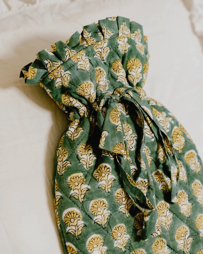 Cosy Buddha Quilted Hot Water Bottle