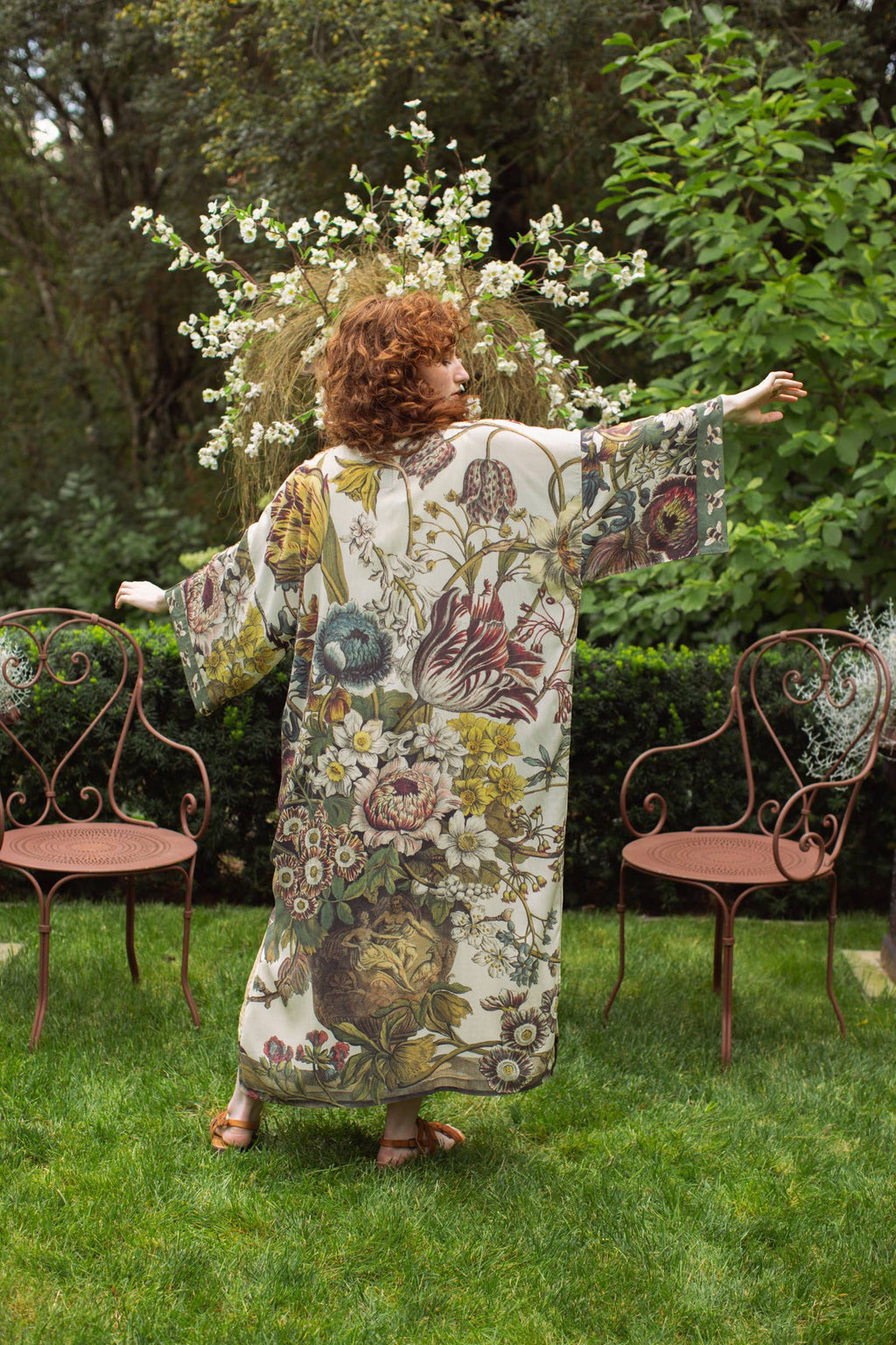 Market of Stars Love Grows Wild Opera Duster Robe