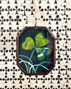 Handmade Art Locket ~ Clover