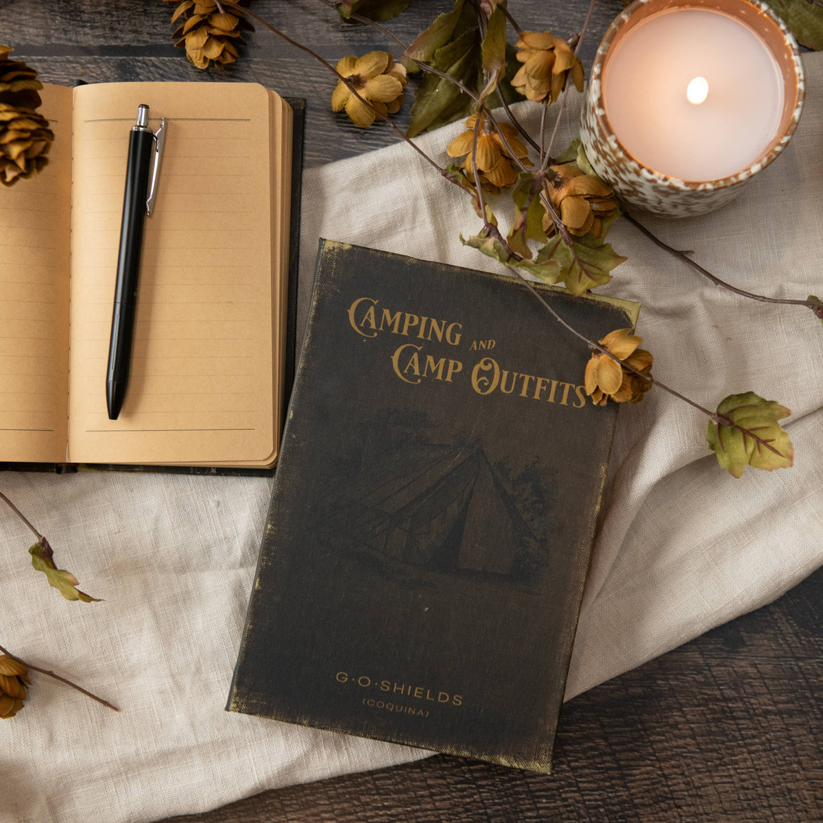 Vintage Book Journal ~ Camp Outfitters