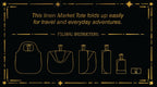 Market of Stars Stay Gold Boho Linen Tote Bag with Rabbit & Bees