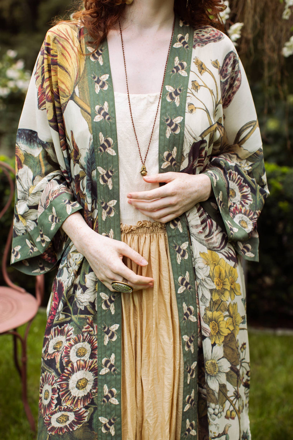 Market of Stars Love Grows Wild Opera Duster Robe