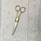 Brass Handle Scissors Small
