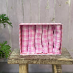Small Pink Gingham Napkins