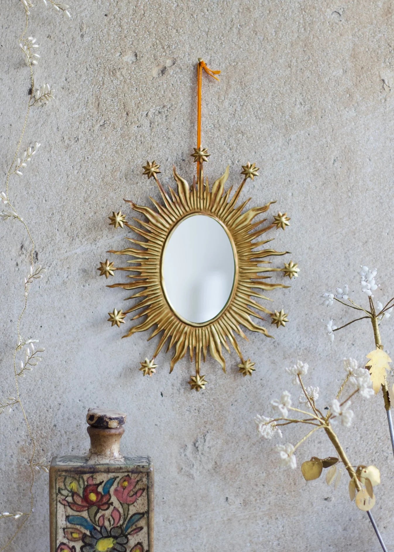 Oval Starburst Mirror
