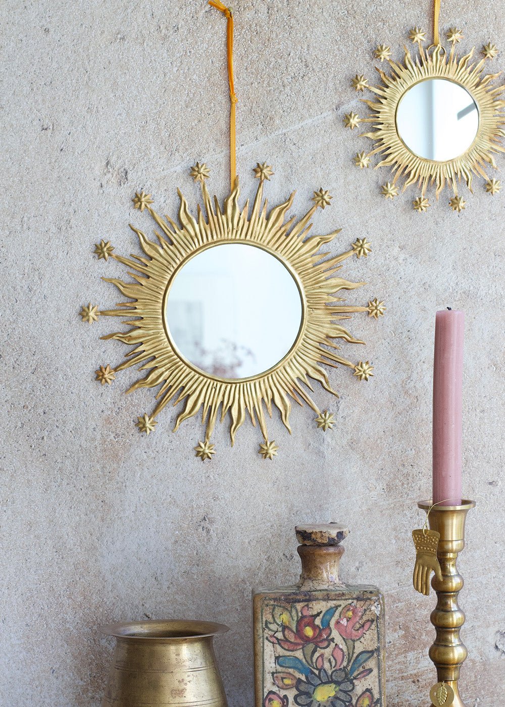 Round Starburst Mirror