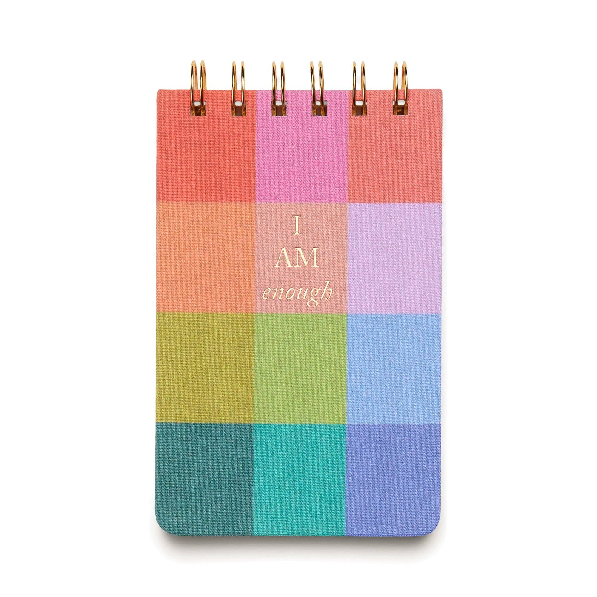 Designworks Ink Notepad ~ Rainbow Check
