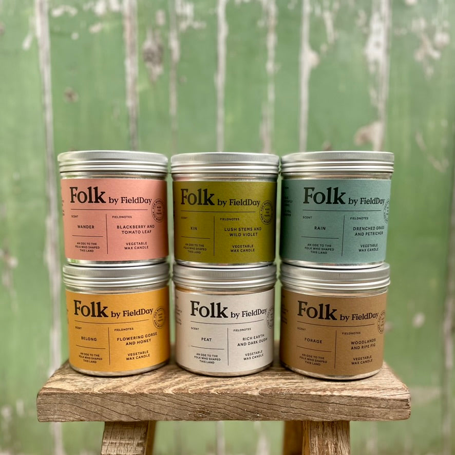 FieldDay Folk Scented Candle Tin