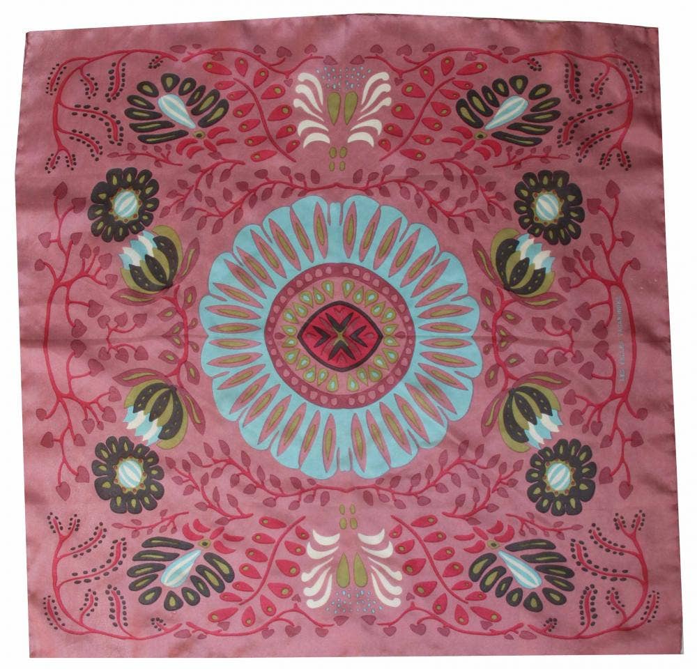 French Silk Scarf Marushka Pink