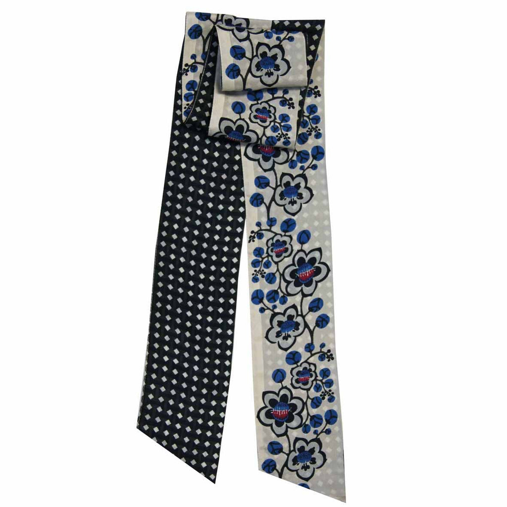 French Silk Headband Club Blue