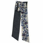 French Silk Headband Club Blue