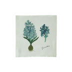 Linen Floral Hanky - Hyacinth