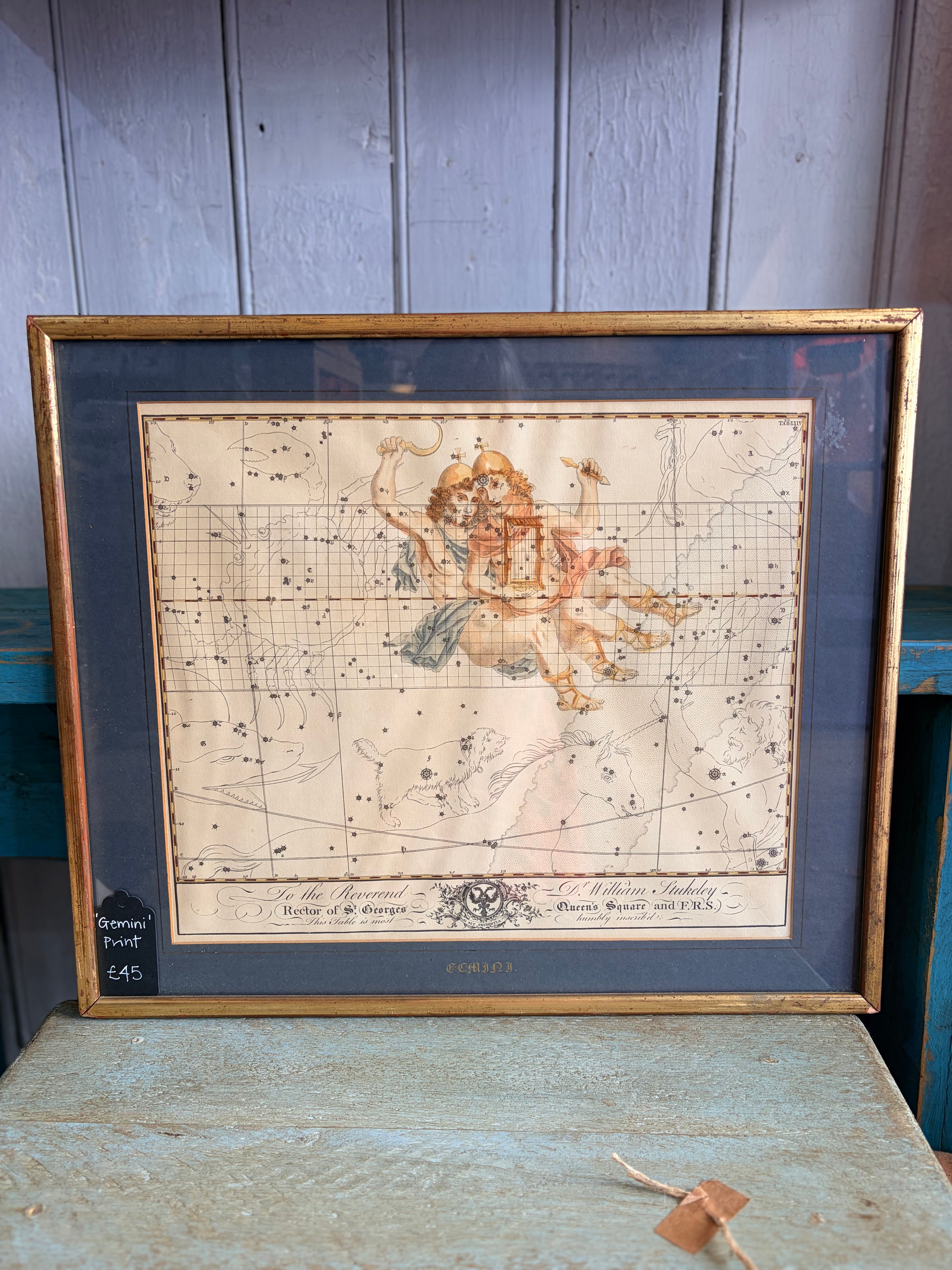 Vintage "Gemini" Print
