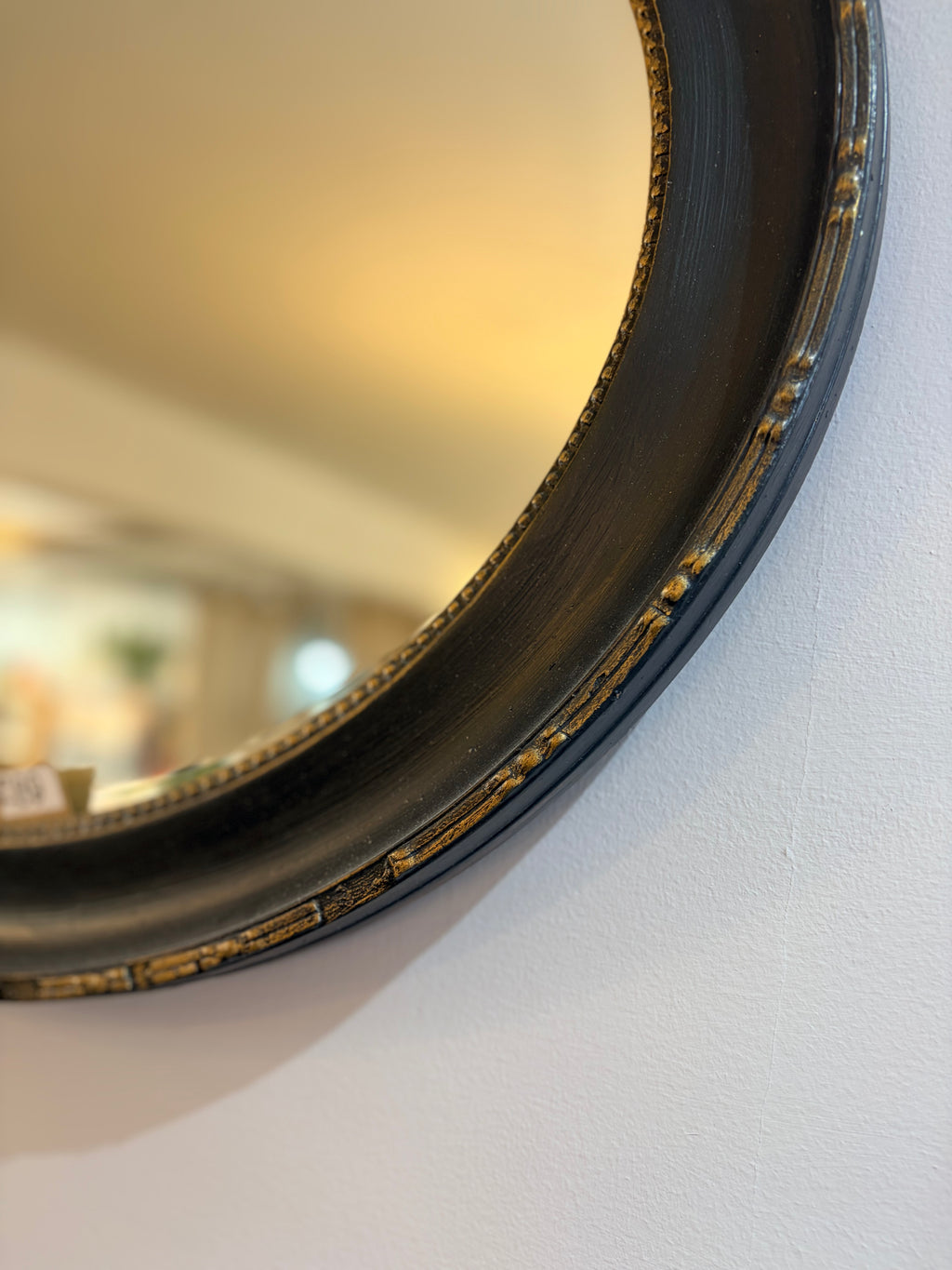 Black Wooden Mirror