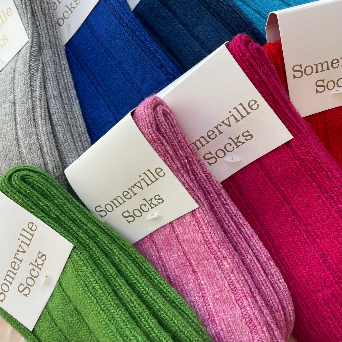 Plain Recycled Wool Mix Ankle Socks