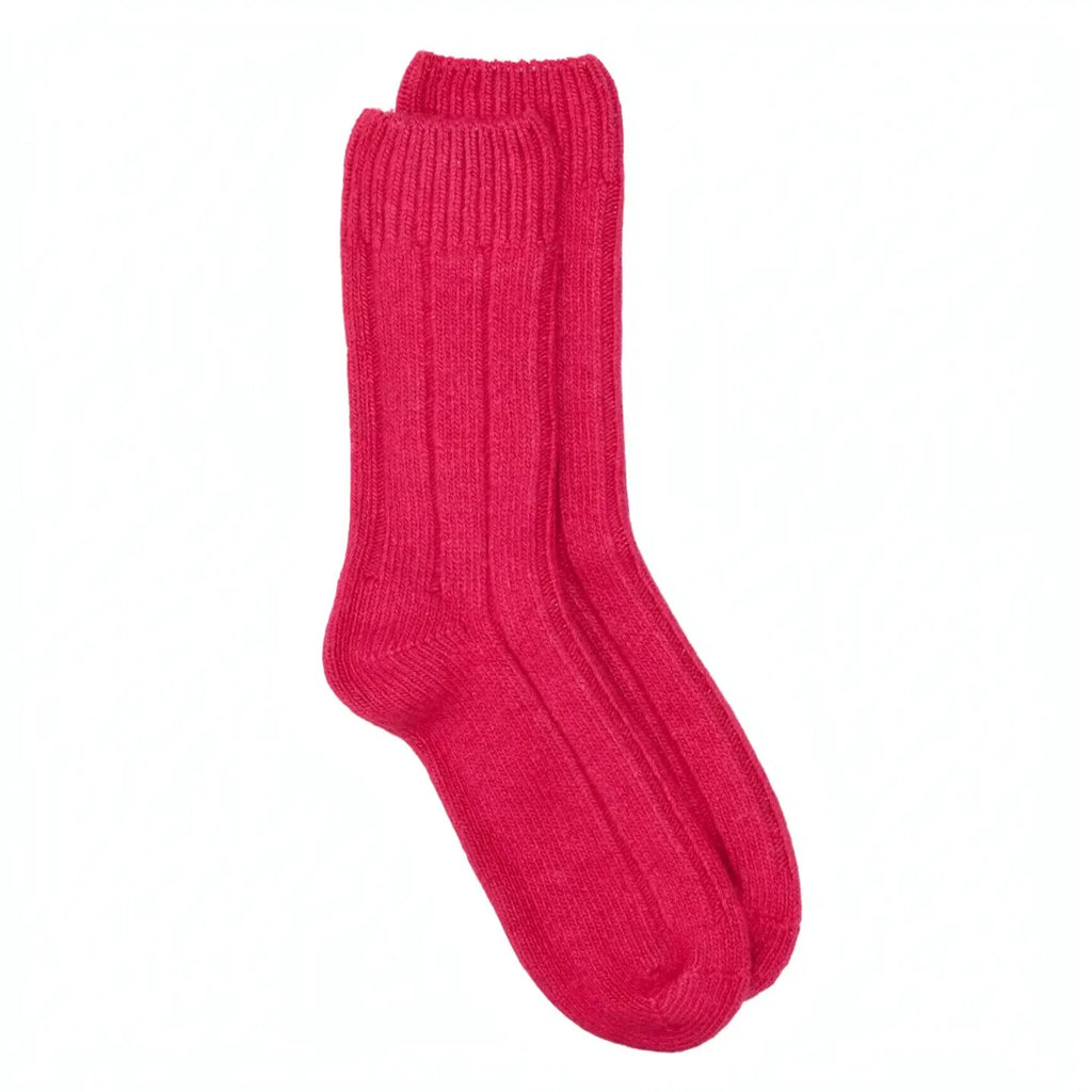 Plain Recycled Wool Mix Ankle Socks