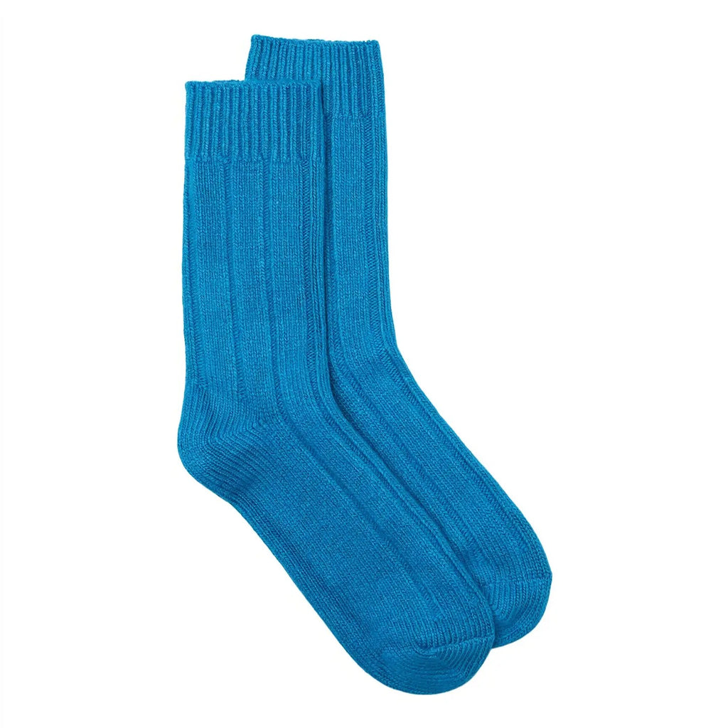 Plain Recycled Wool Mix Ankle Socks