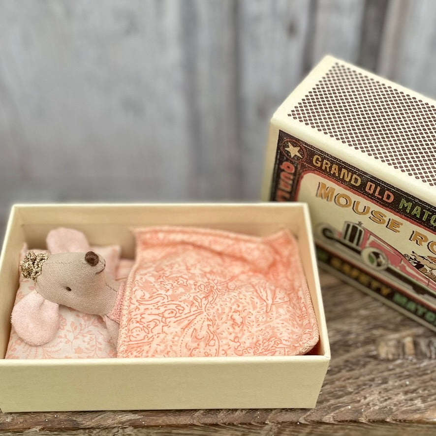 Maileg Princess Mouse in a Matchbox