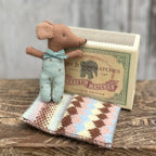 Maileg Sleepy Baby Mouse in a Matchbox Boy