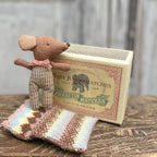 Maileg Sleepy Baby Mouse in a Matchbox Girl