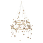 Gold Sparkle Star Chandelier