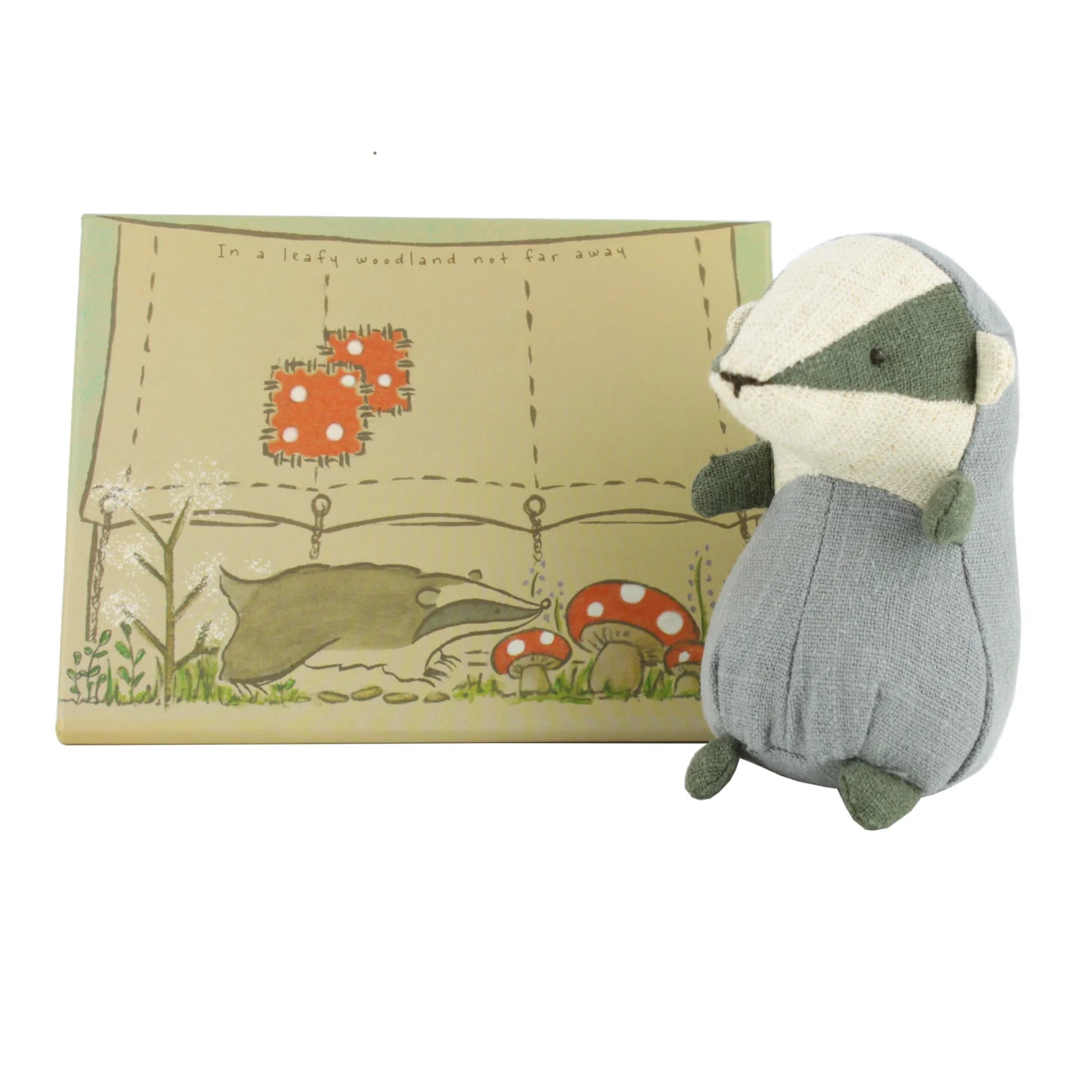 Nutshell Badger in a Tent Box