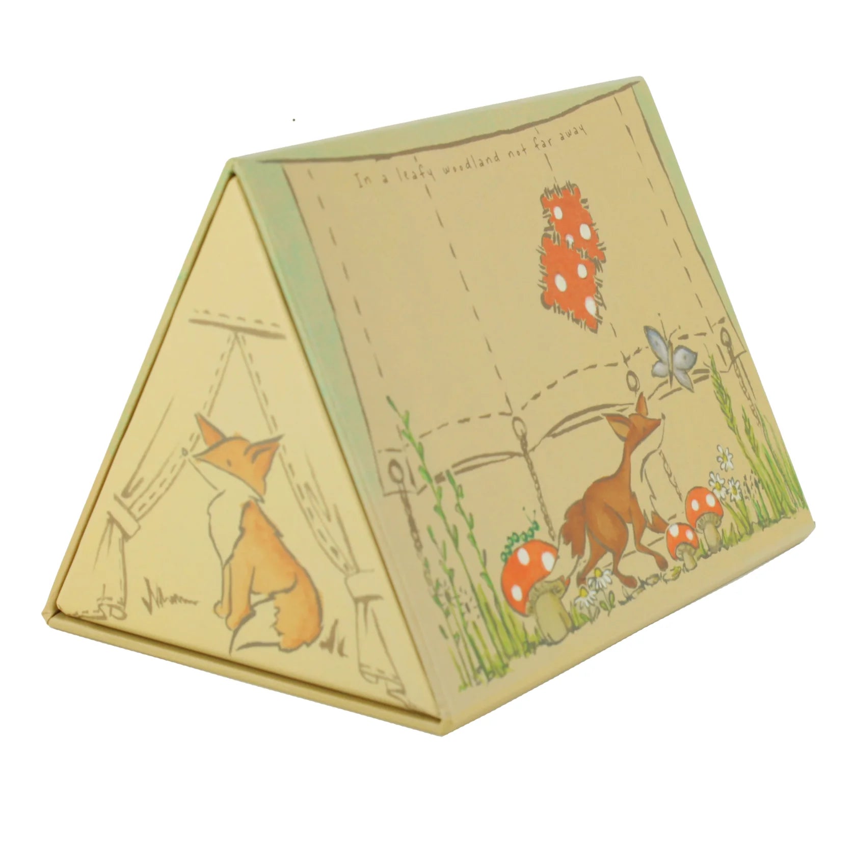 Nutshell Fox in a Tent Box