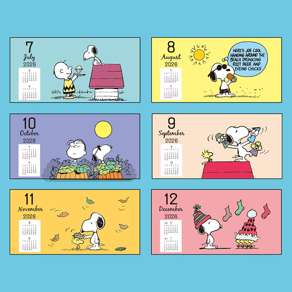 Sanrio Blue Snoopy 2026 Wall Calendar