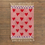 Pink and Red Recycled Cotton Rug
