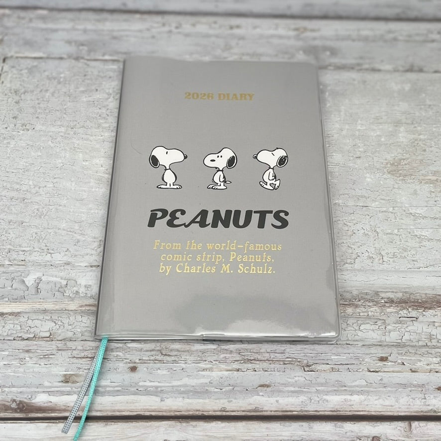 Sanrio Grey Snoopy 2026 B6 Diary Planner