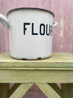 Vintage Enamel Storage