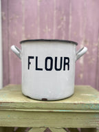 Vintage Enamel Storage