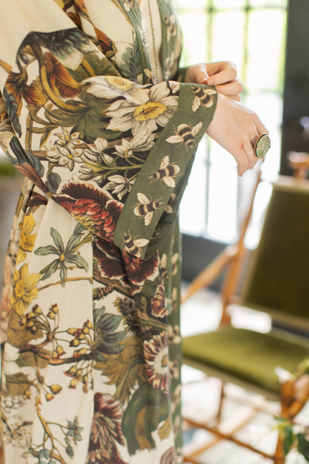 Market of Stars Love Grows Wild Opera Duster Robe
