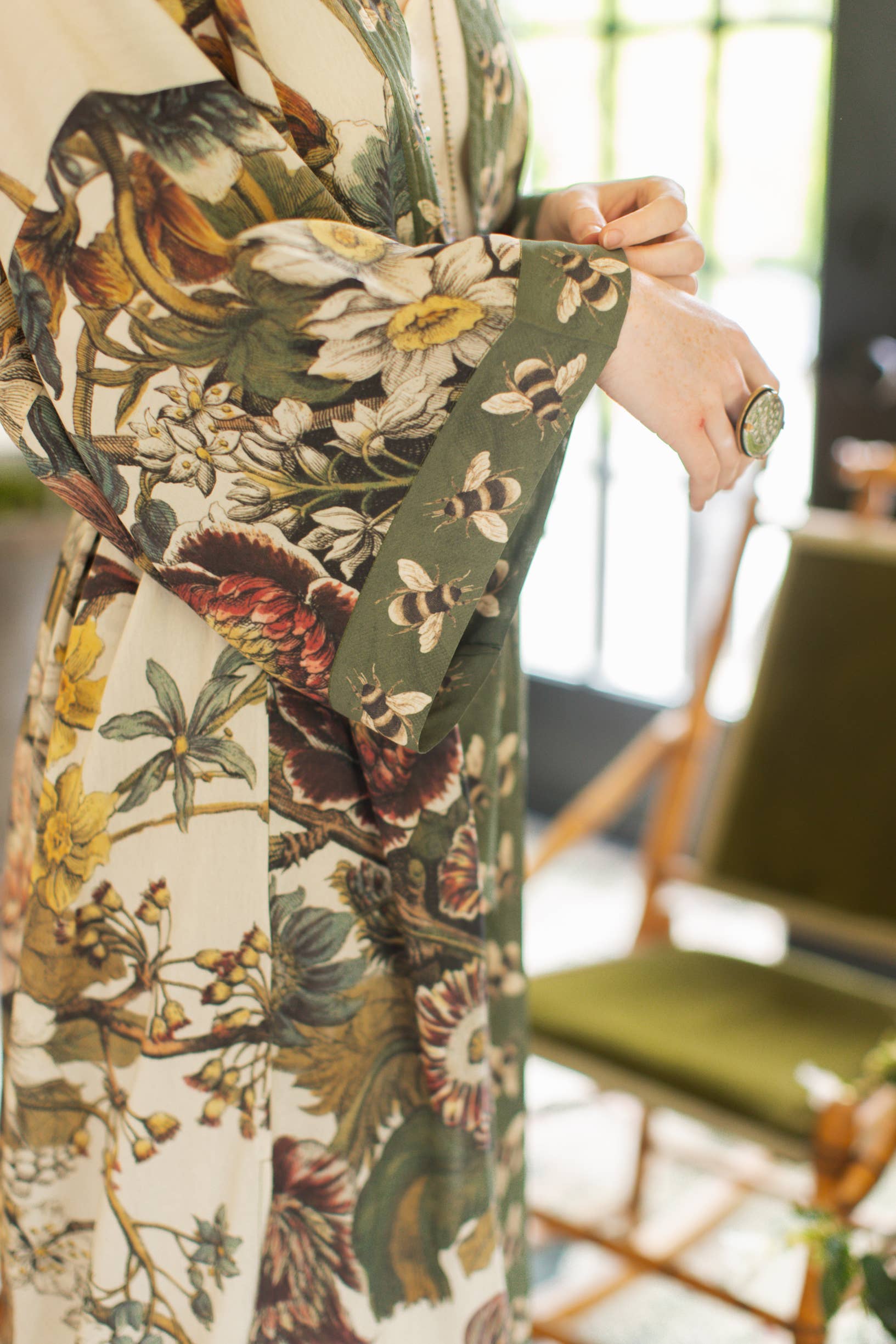 Market of Stars Love Grows Wild Opera Duster Robe