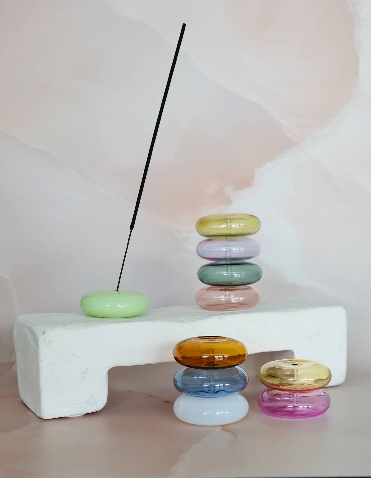 Botanica Glass Bubble Incense Holders