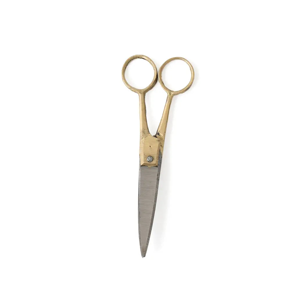 Brass Handle Scissors Small