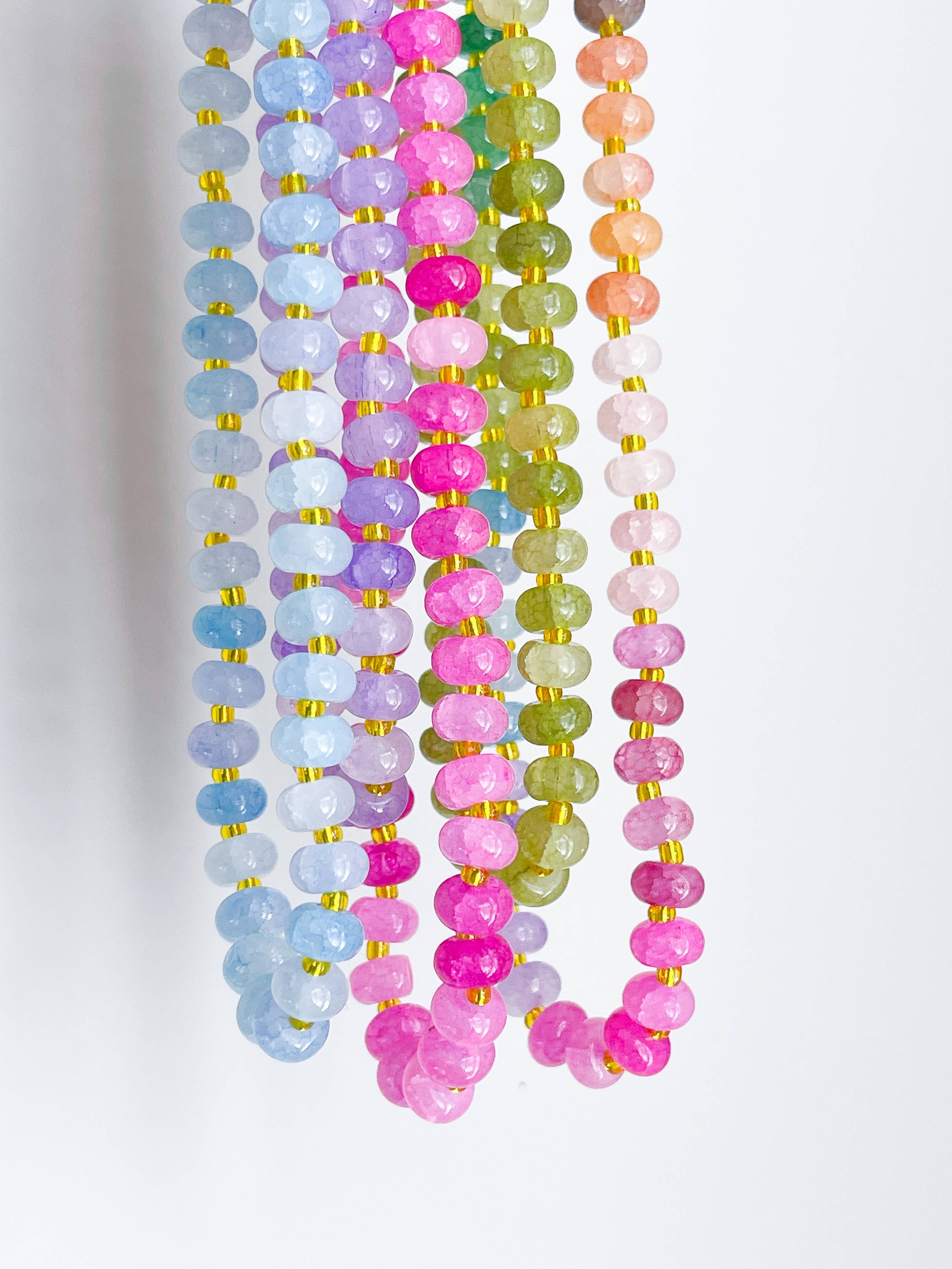 Break Out Glass Bead Necklaces
