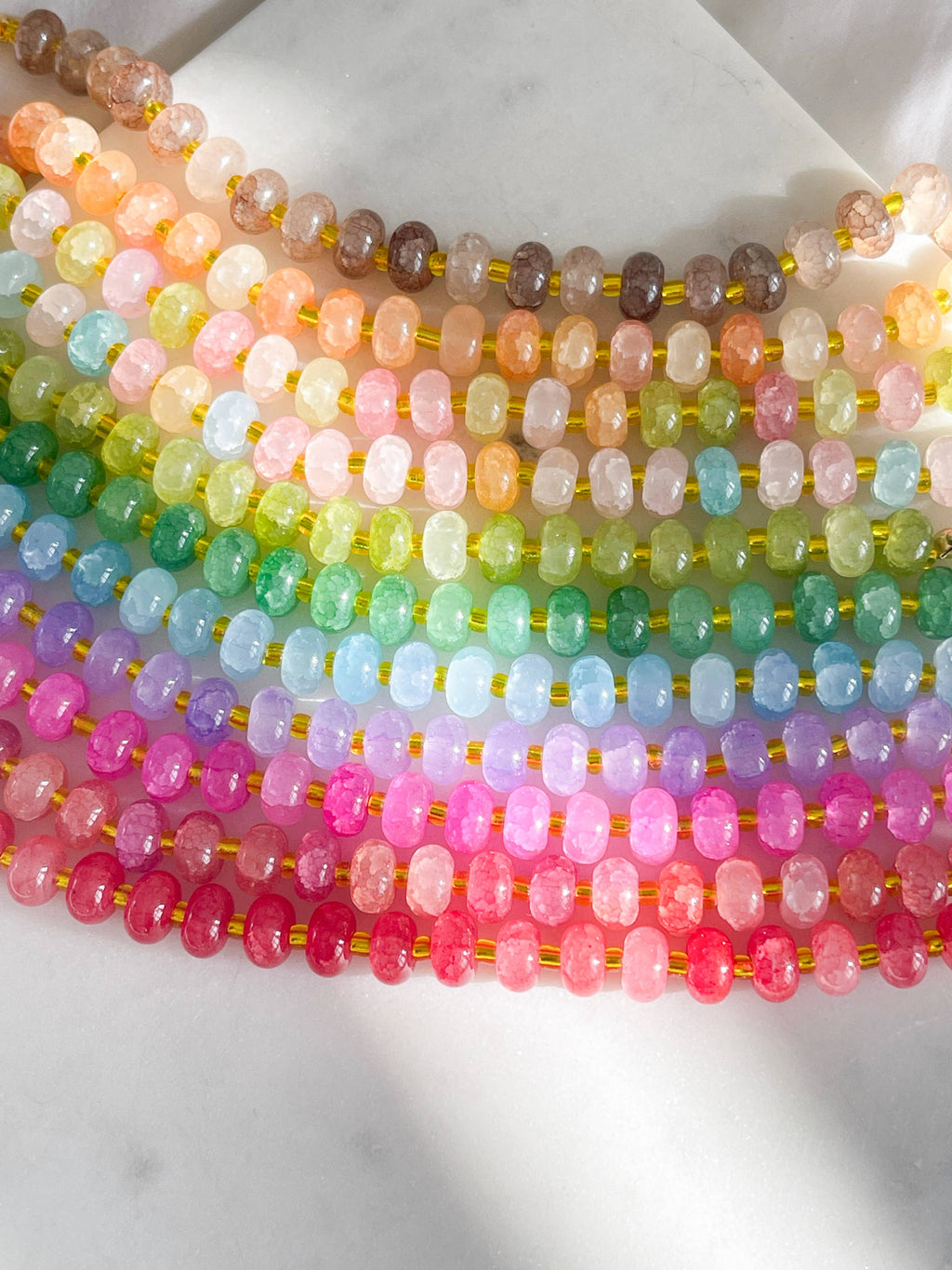 Break Out Glass Bead Necklaces
