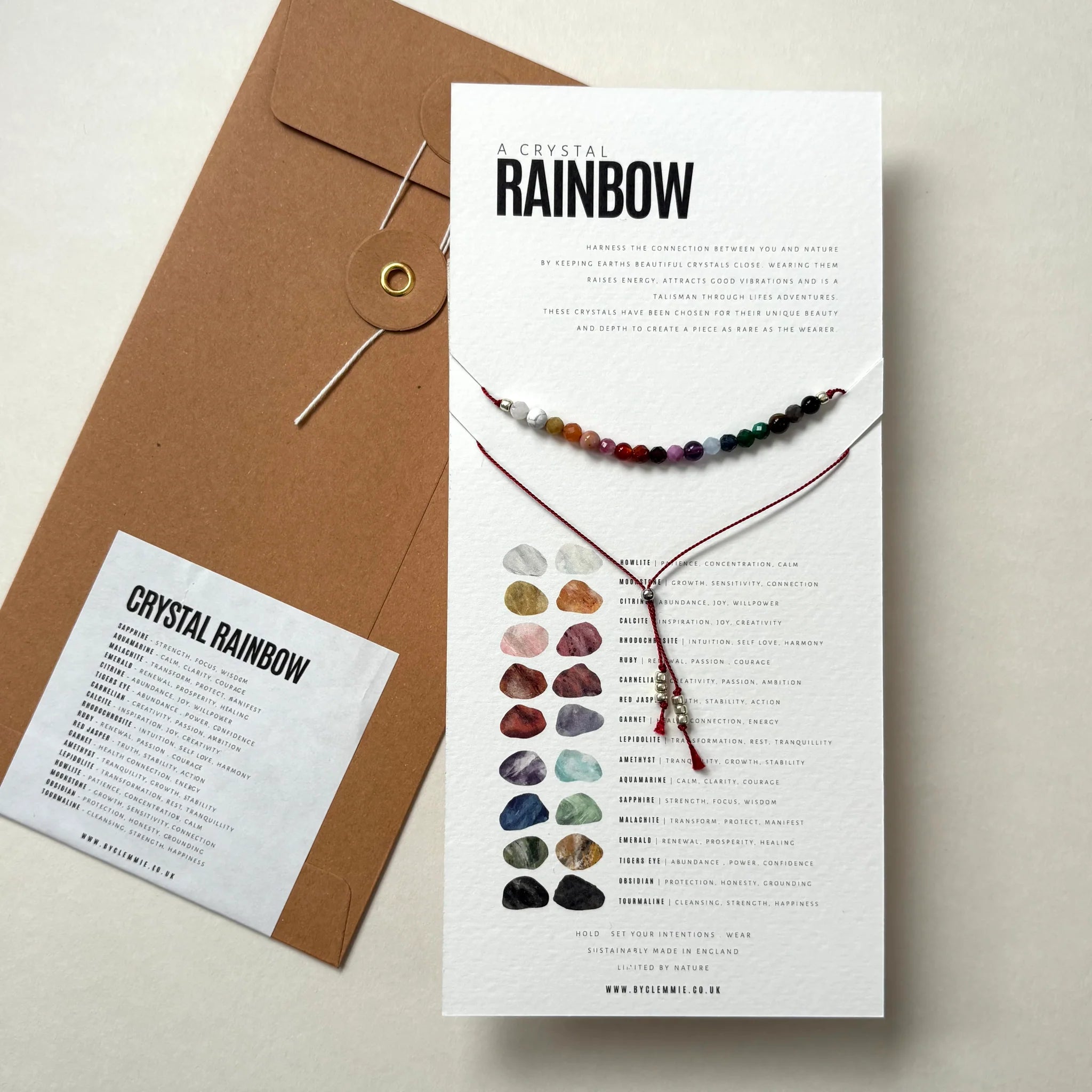 By Clemmie Rainbow Bracelet