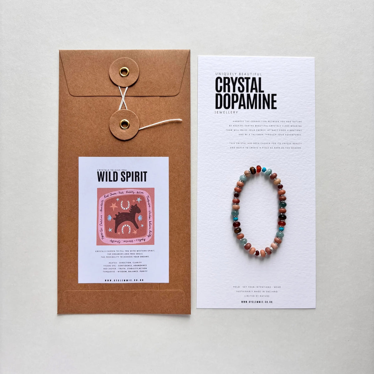 By Clemmie Wild Spirit Stretch Bracelet