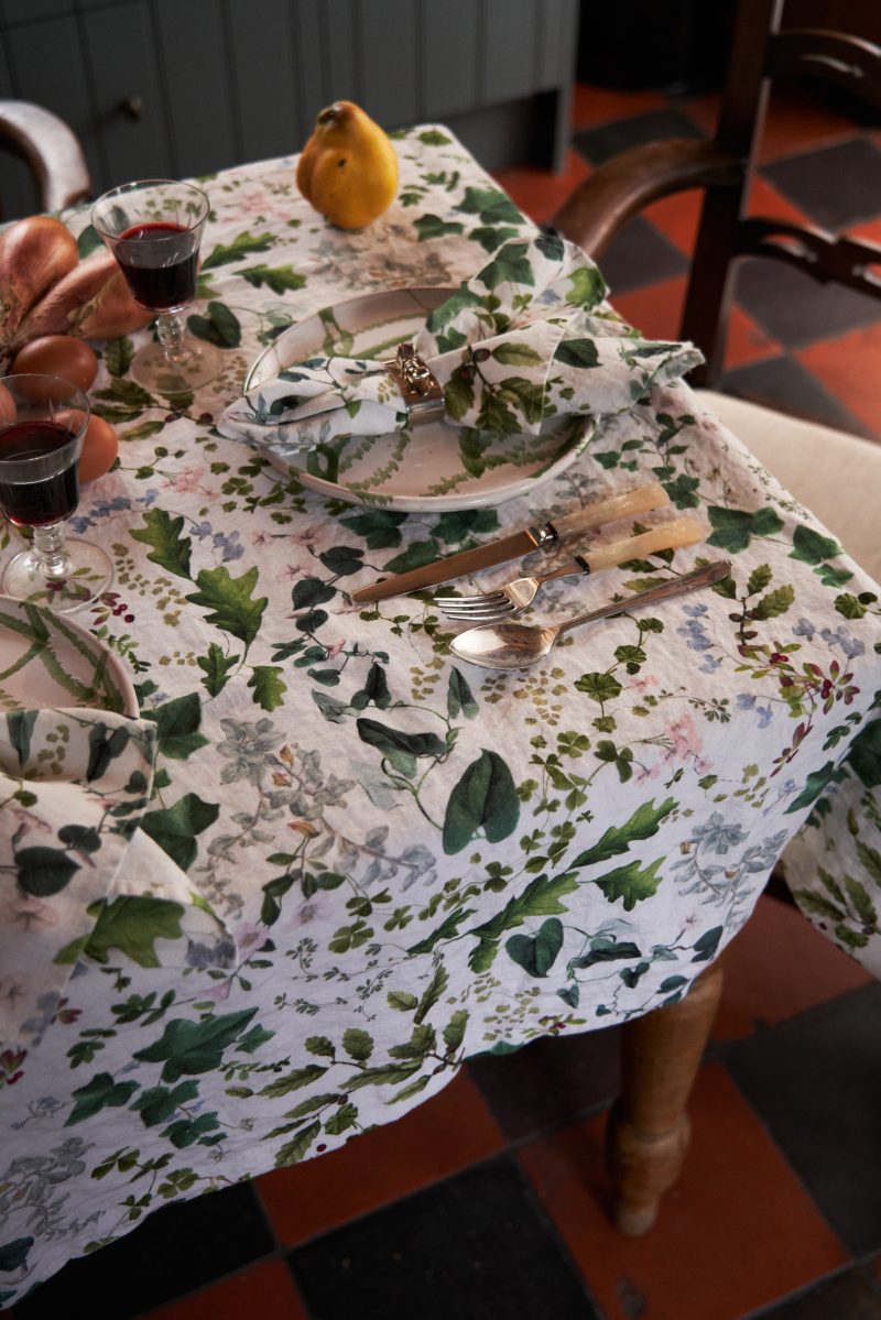 By Hope Tablecloth "Winter Wildflowers"