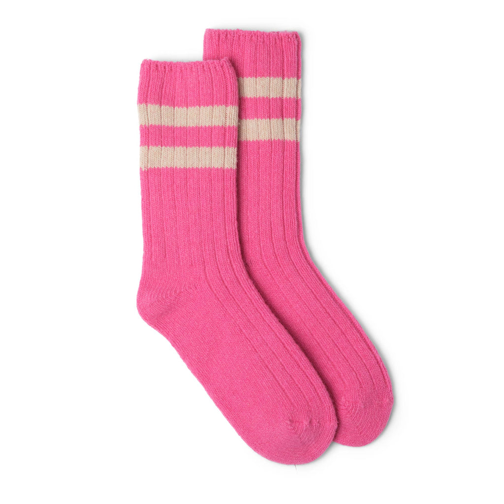 Stripe Top Merino Ankle Socks