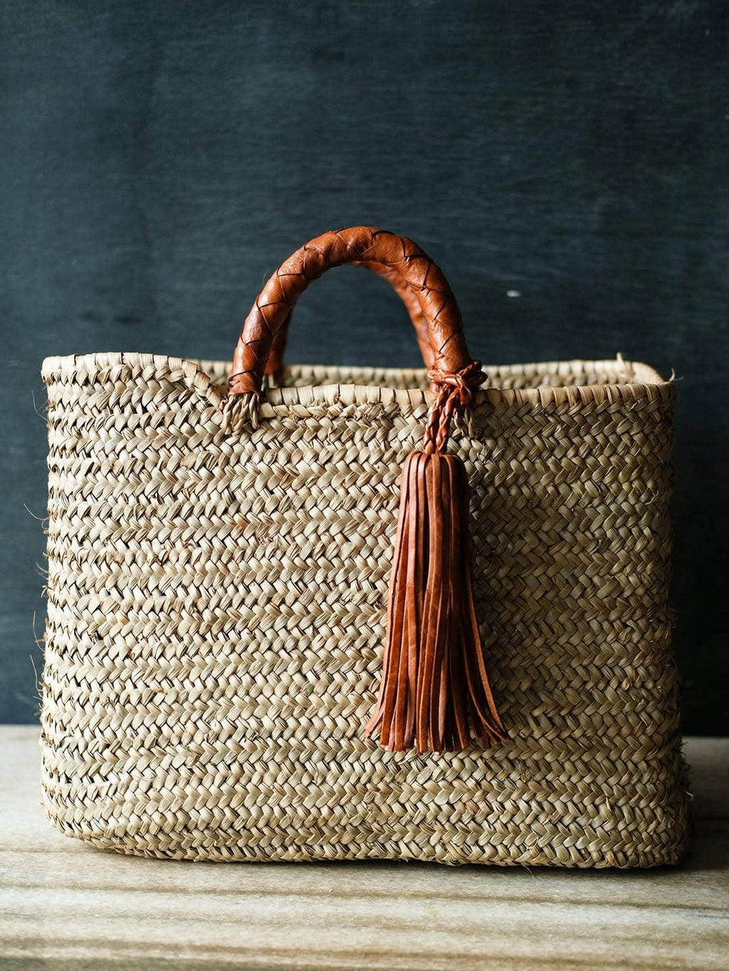 French Straw Market Bag F