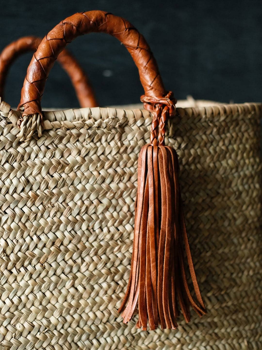 French Straw Market Bag F