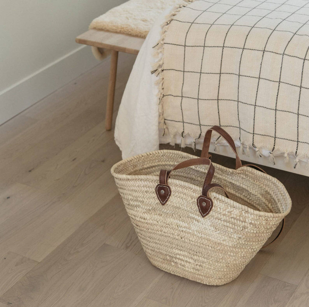 French Straw Market Bag B