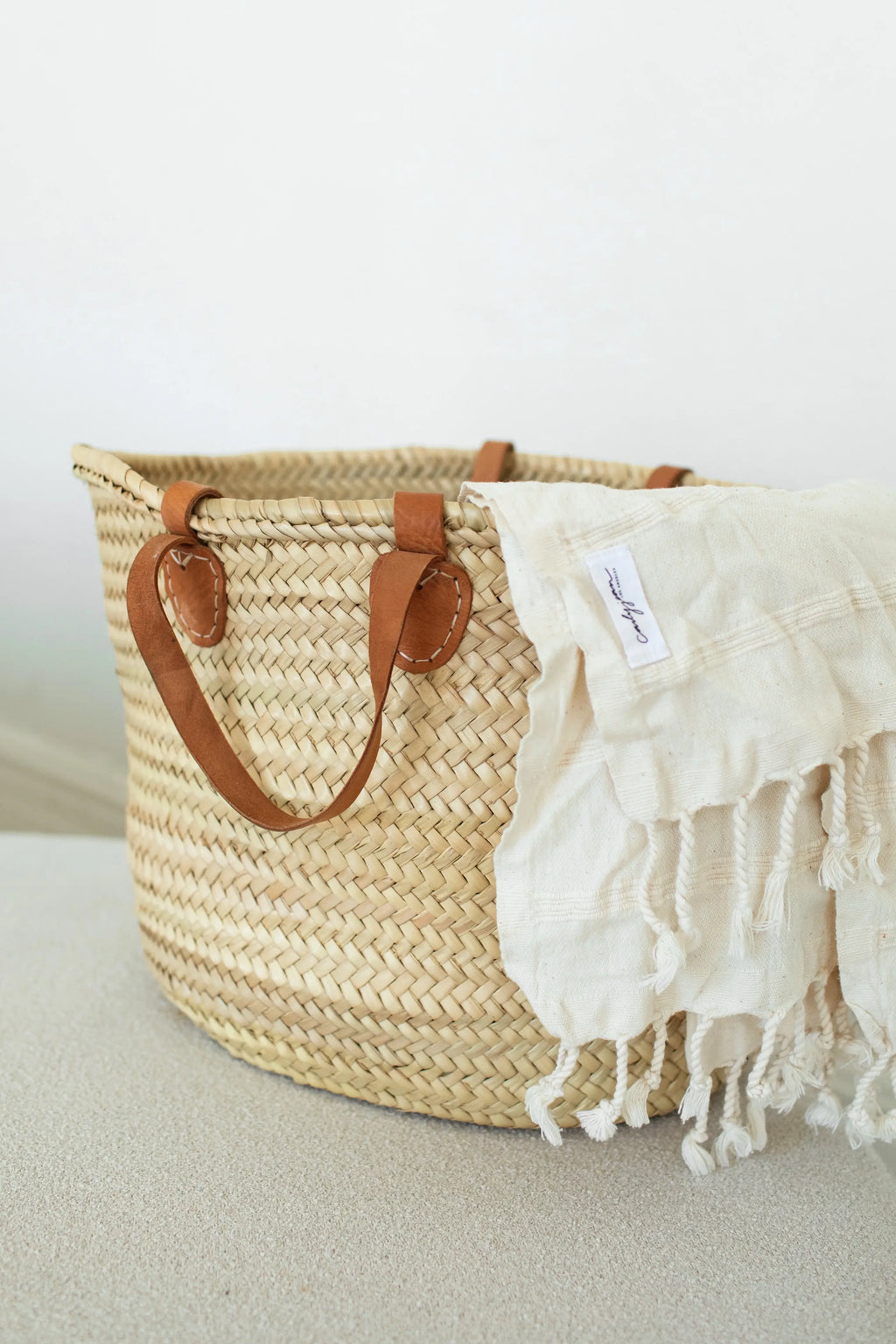 French Straw Market Bag A